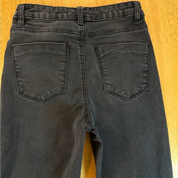 Banjara Super Flare Bell Bottom Jeans, Size 3/25 Cotton Rayon Blend Dark Blue - Picture 3 of 9